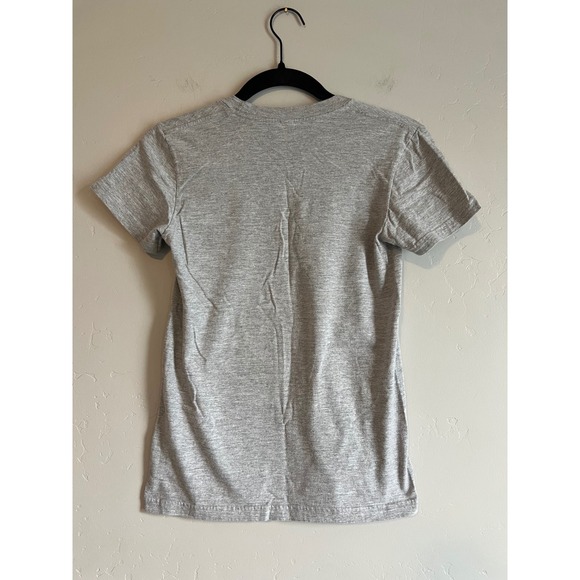 Y2k Skull Wings Graphic Tee Shirt Grey Women's Size S Punk Goth - Picture 6 of 6